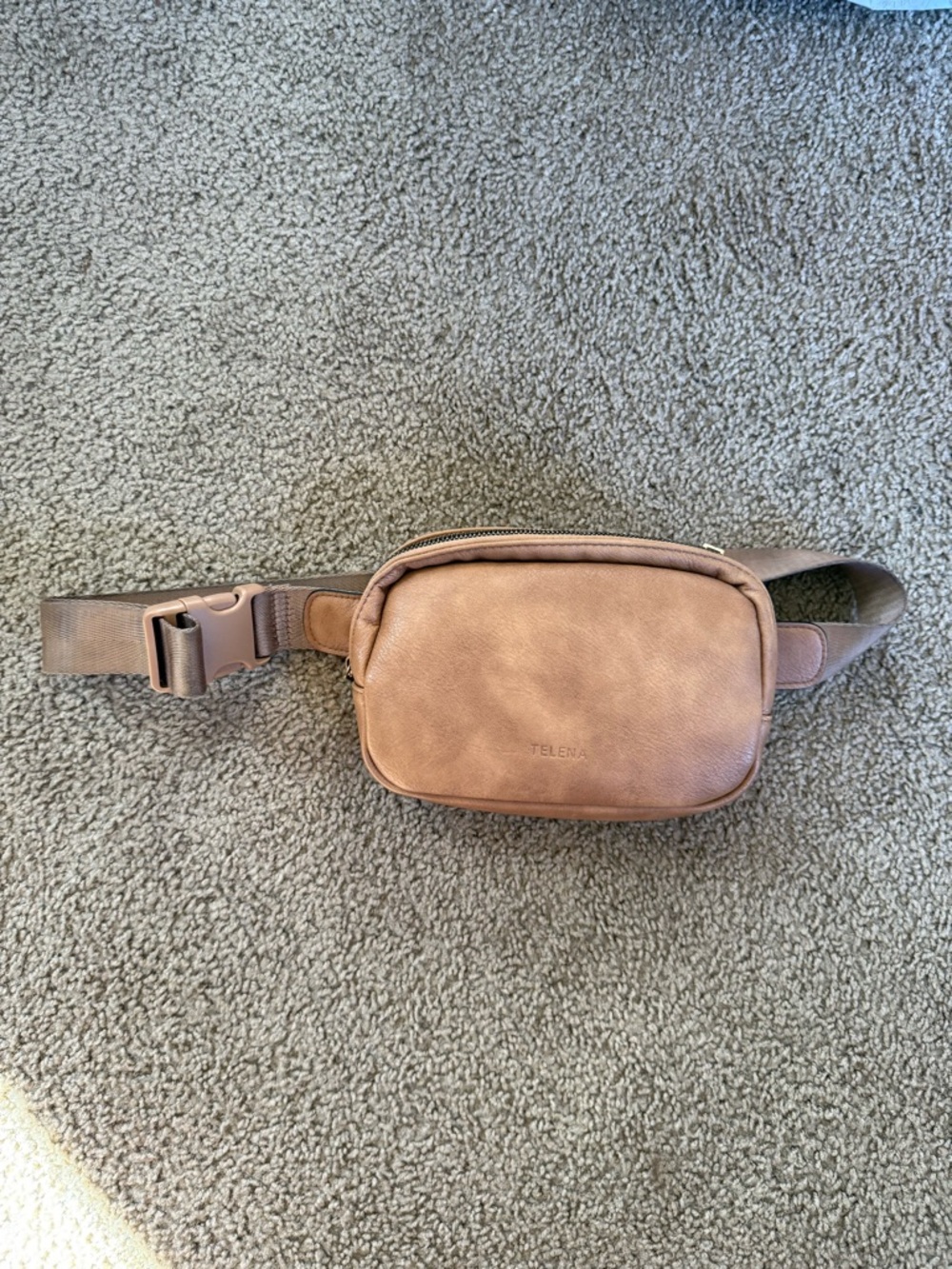 Telena Women's Crossbody Belt Bag in Tan